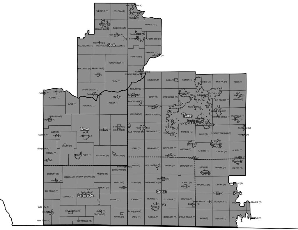 Map of the Second Congressional District